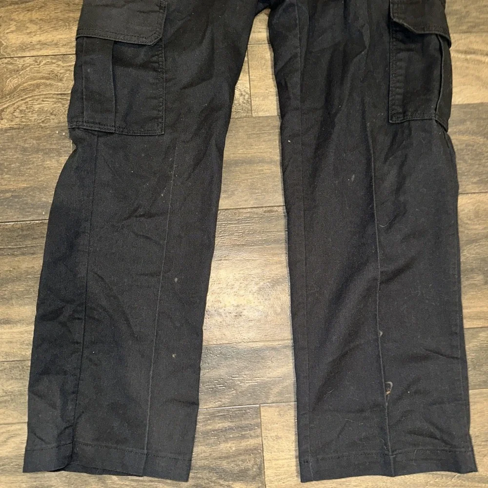 Dickies Work Pants Regular-Fit Cargo Utility Pockets Men's Size 32x30 Black Flex
